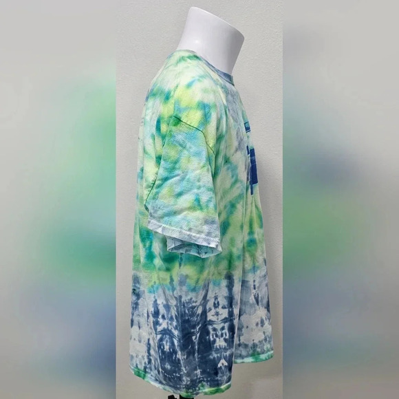 Fruit Of The Loom Men's Hippie Van Tye Dye Short Sleeve Shirt Size 2XL NWOT - Picture 4 of 9